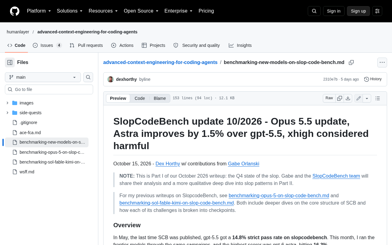 Opus 5.5 and Astra Lead SlopCodeBench 2026: Why Maximum Reasoning Effort Backfires