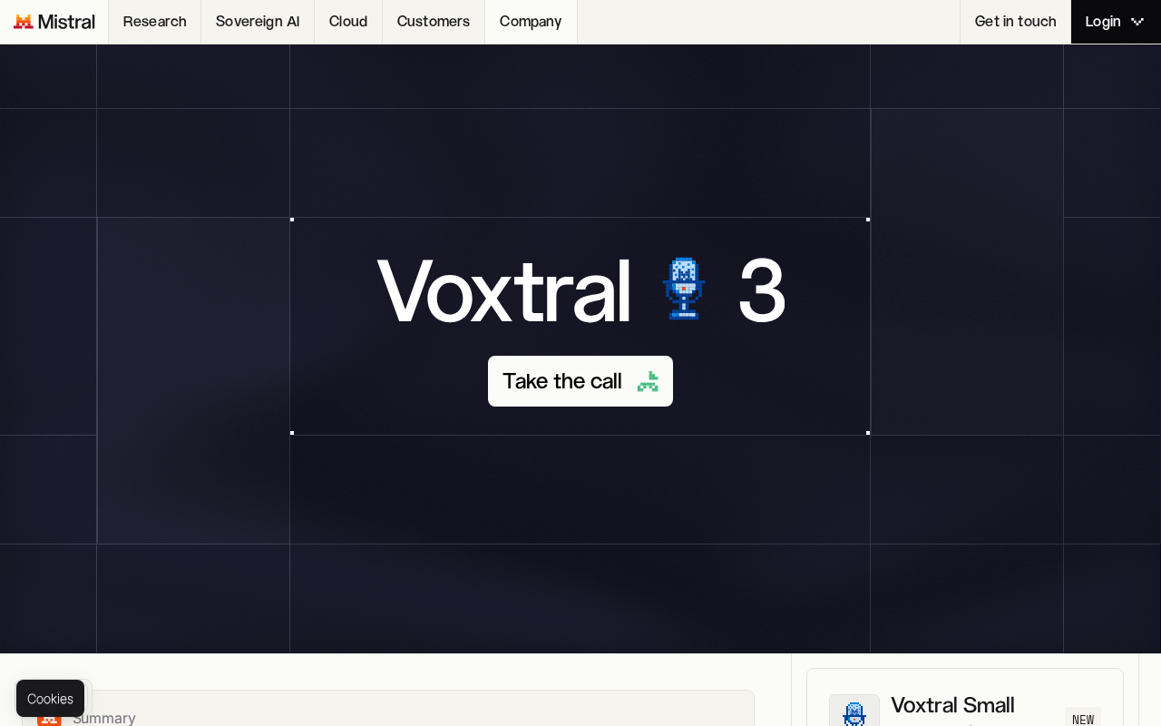 Voxtral 3 发布