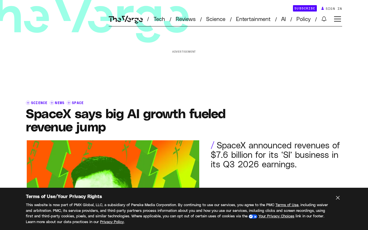SpaceX Revenue Soars 161%, AI Business Becomes New Engine
