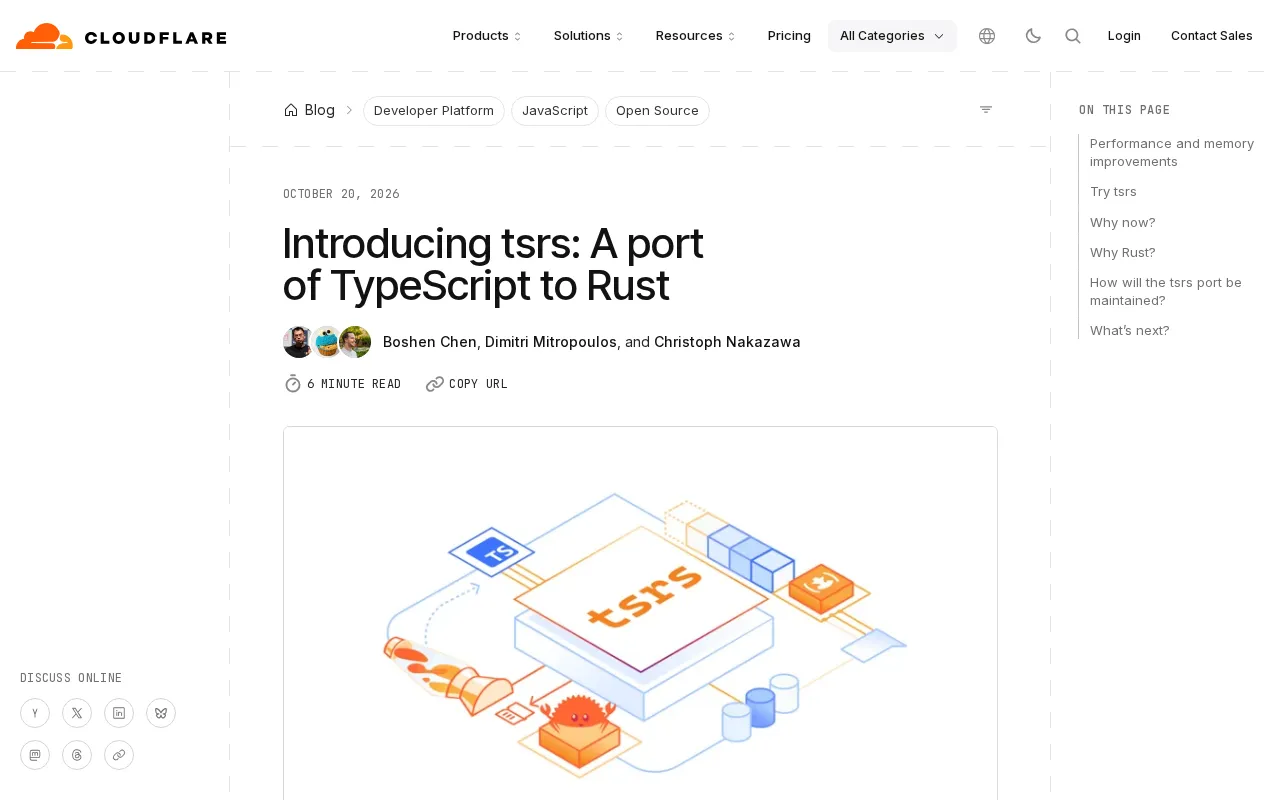 Cloudflare Ports TypeScript to Rust: A Look at the Tsrs Project