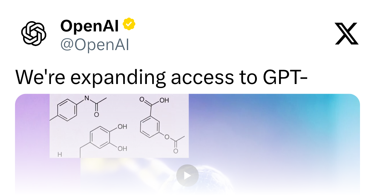 GPT-Rosalind推出学术计划:美国高校实验室可免费使用AI科研工具
