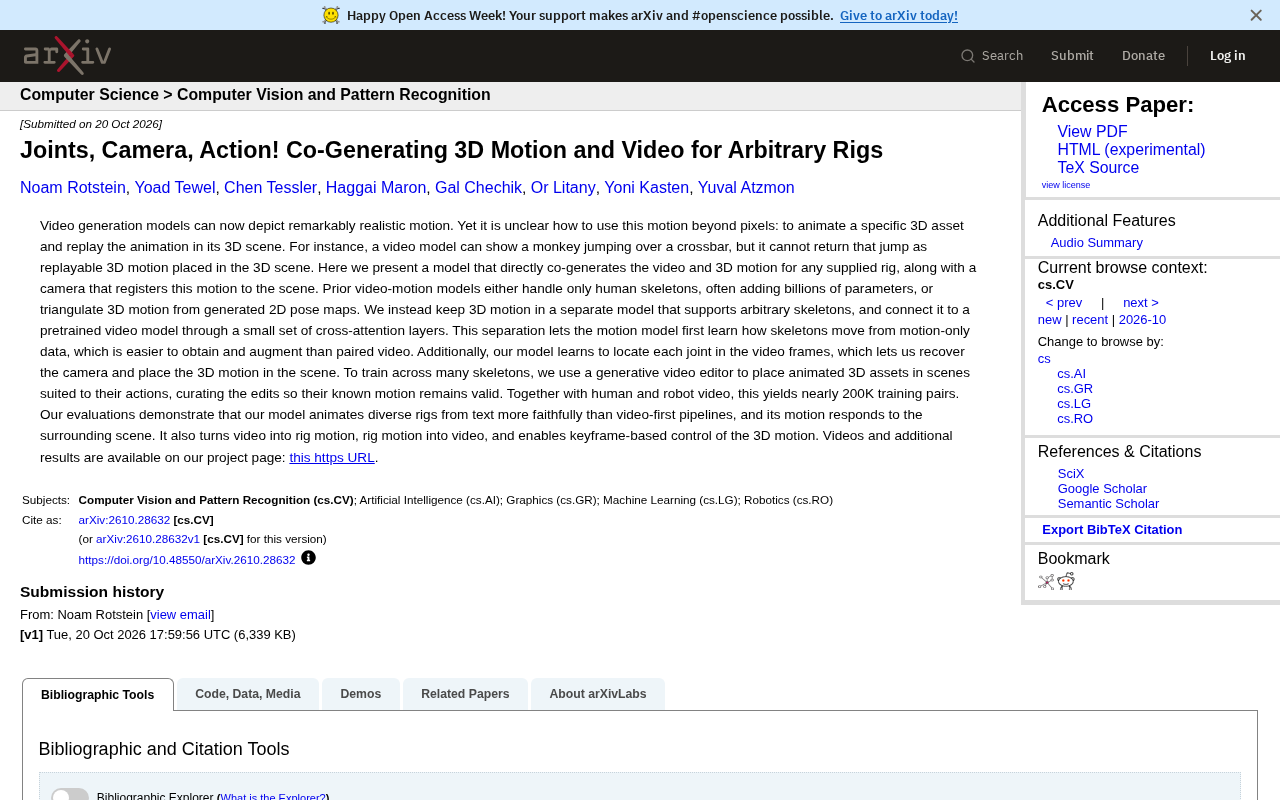 NVIDIA's New Research: Joint Video and 3D Motion Generation, Any Rig Can Move