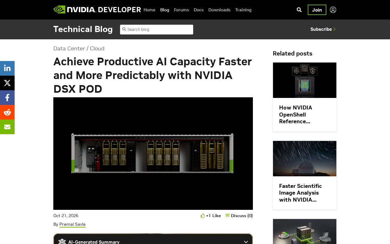 NVIDIA DSX POD: Bringing AI Compute Online Faster