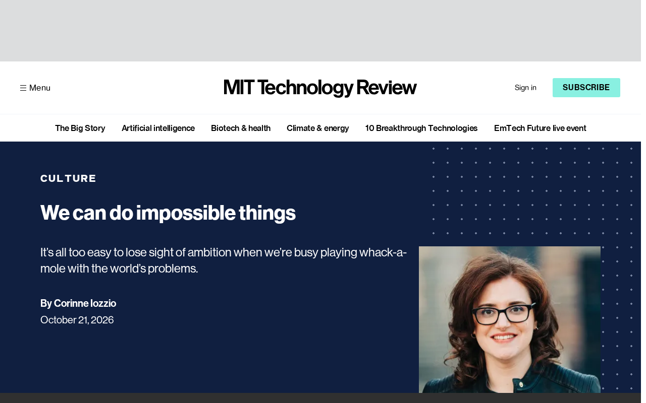 We Can Do Impossible Things: A Systems Thinker's Self-Breakthrough