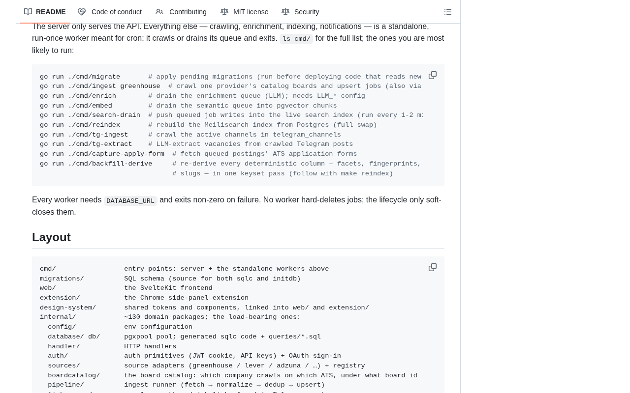 freehire project screenshot