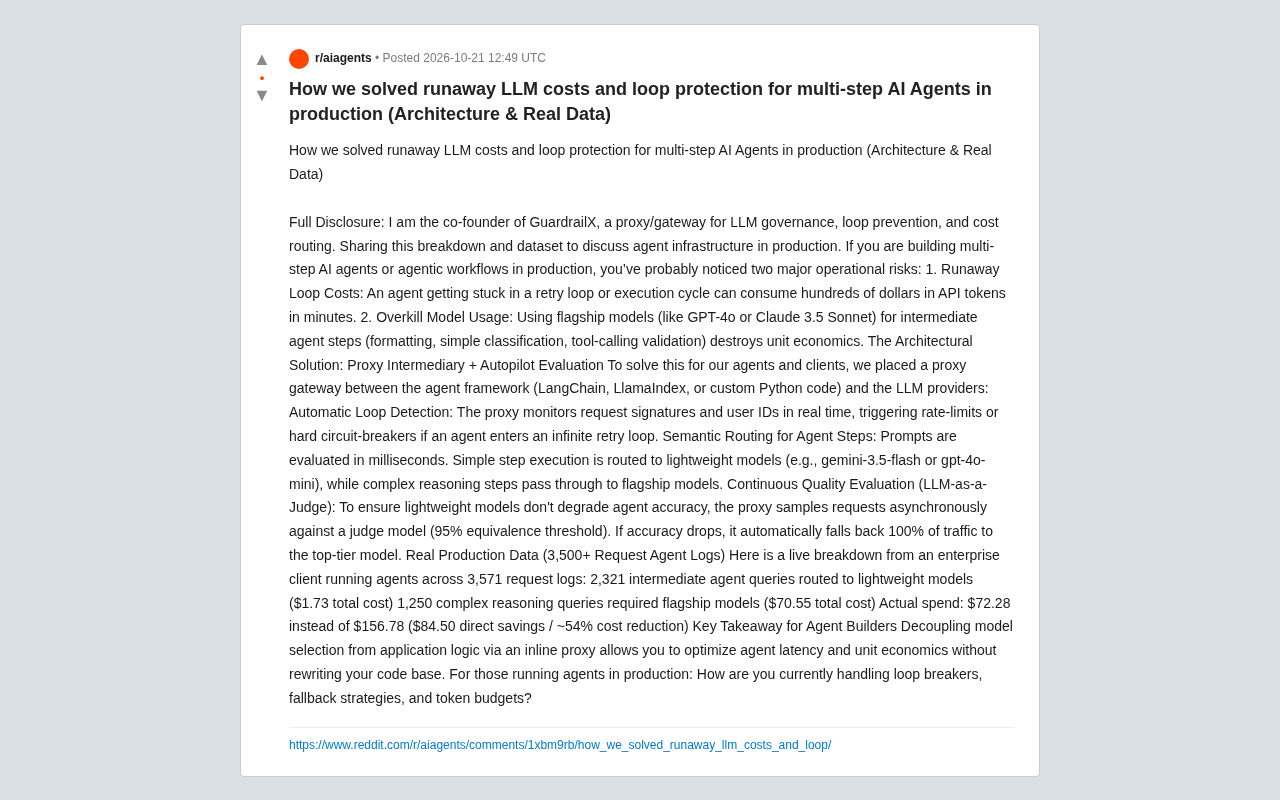 Runaway Multi-Step AI Agent Costs and Loop Protection: A Production Architecture Deep Dive