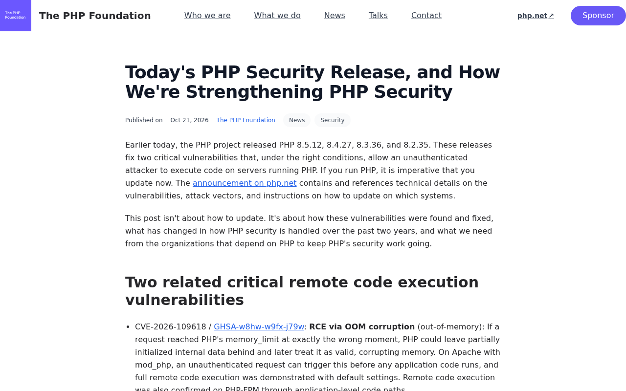 PHP发布安全更新:基金会详解如何强化安全体系