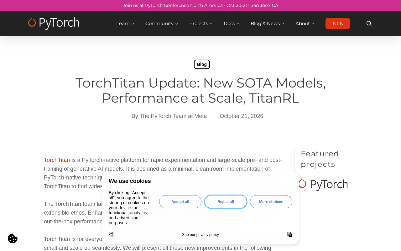 TorchTitan update announcement