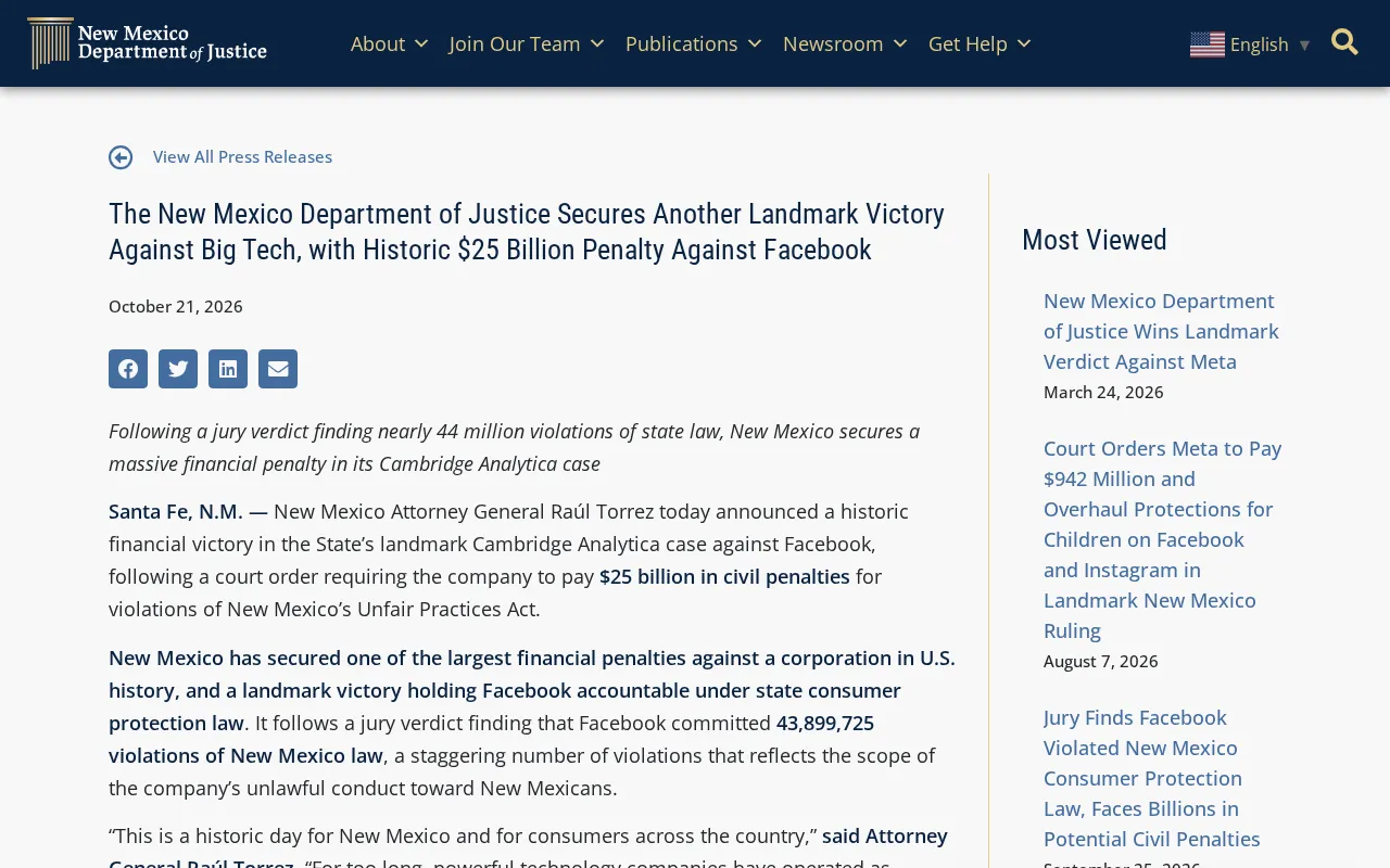 Meta Fined $25 Billion for Privacy Deception: A Wake-Up Call for Tech Giant Regulation