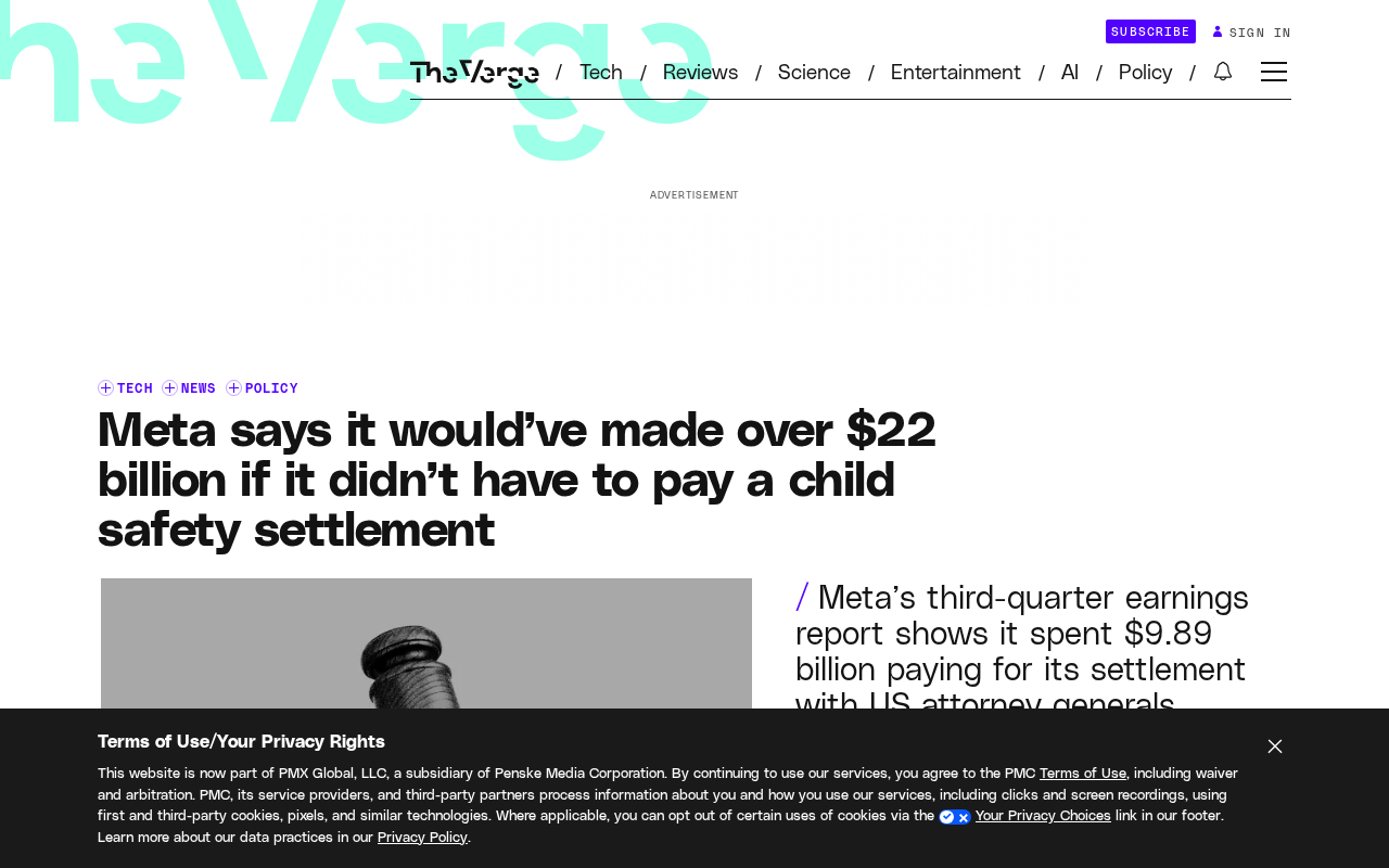 Meta's $989 Million Child Safety Settlement: Behind the $2.2 Billion Profit Hit