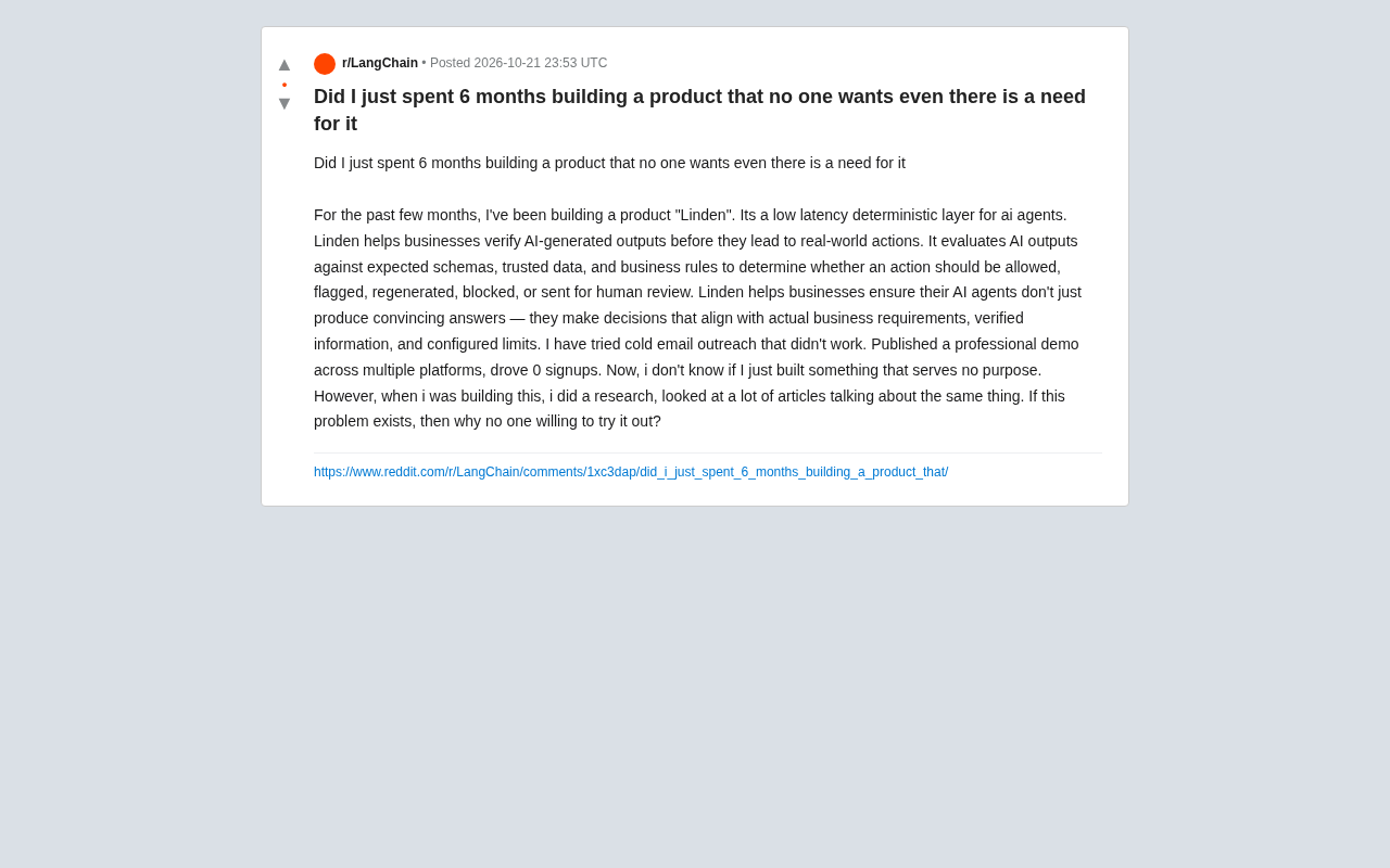 6 Months of Work on an AI Product Nobody Wants? A Developer's Confusion and Lessons Learned