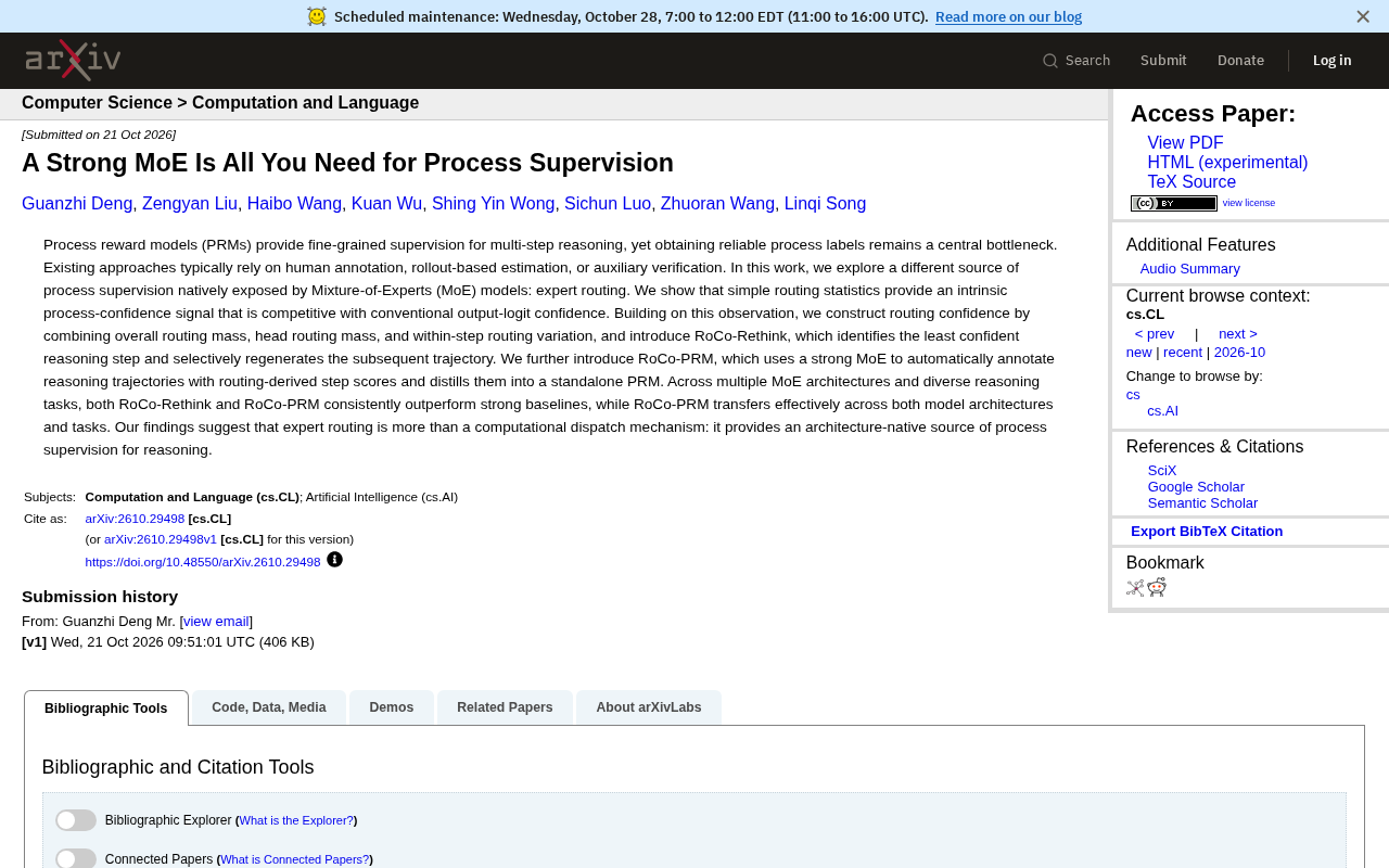 MoE Routing Signals: A New Paradigm for Process Supervision