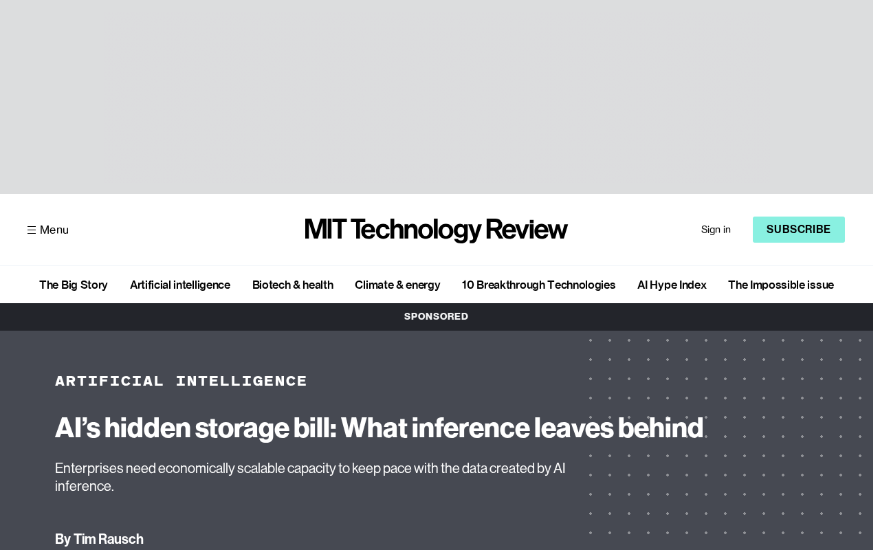 The Hidden Storage Bill Behind AI Inference: An Overlooked Cost Black Hole