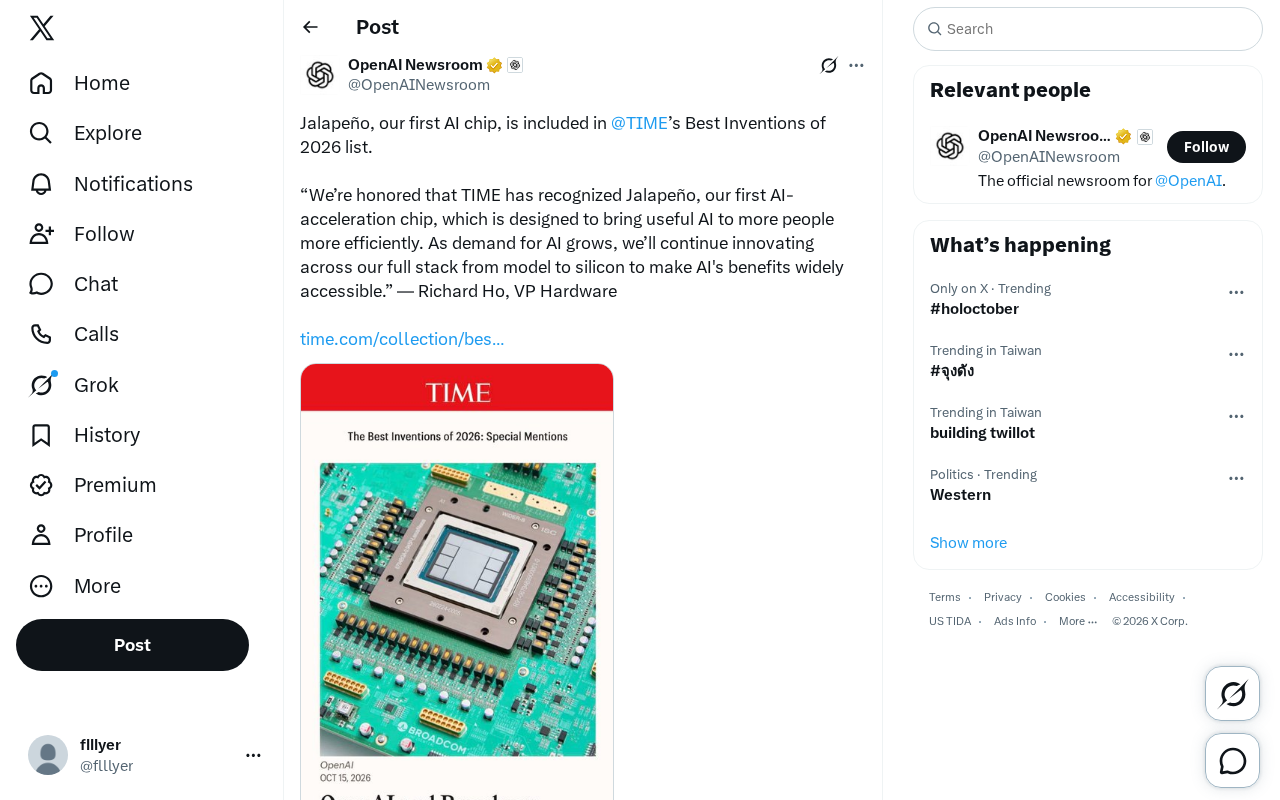 OpenAI's First AI Chip Jalapeño Named a TIME Invention of the Year