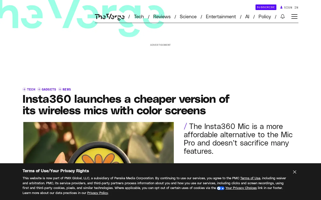 Insta360 Launches Affordable Wireless Microphone: Color Screen Trickles Down, What Features Got Cut?