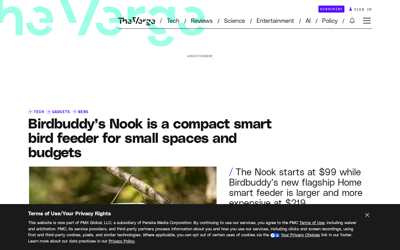 Birdbuddy Nook Review: A Smaller, Cheaper Smart Bird Feeder