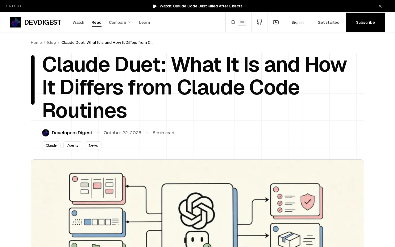 Claude Duet 解析:主动式Agent与Claude Code Routines有何不同