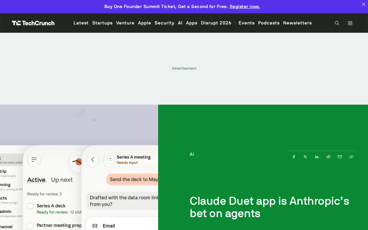 Anthropic Launches Claude Duet: A Key Step in Its Agent Strategy