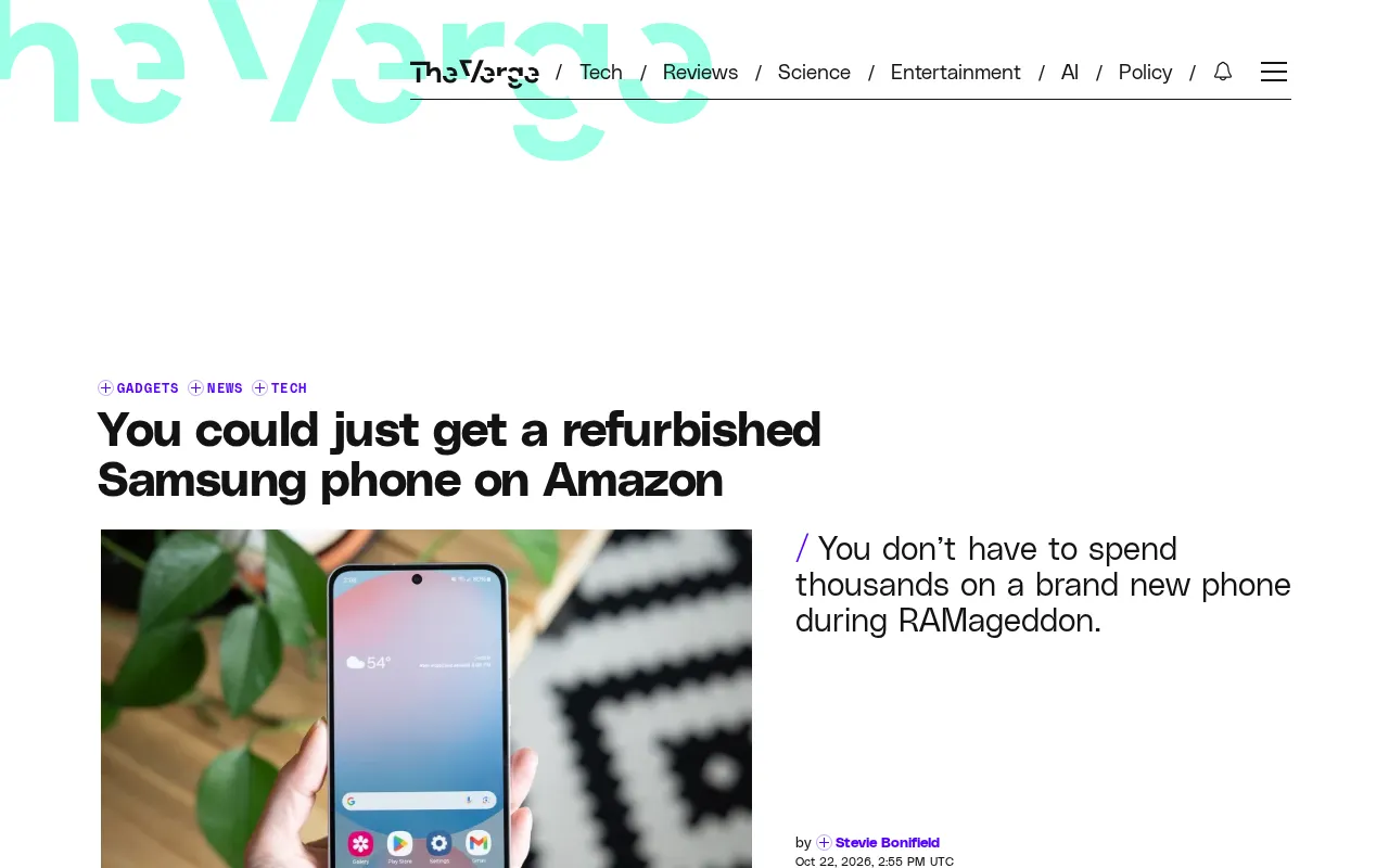 Samsung Certified Renewed Phones Land on Amazon: Starting at $489 — Are They Worth It?