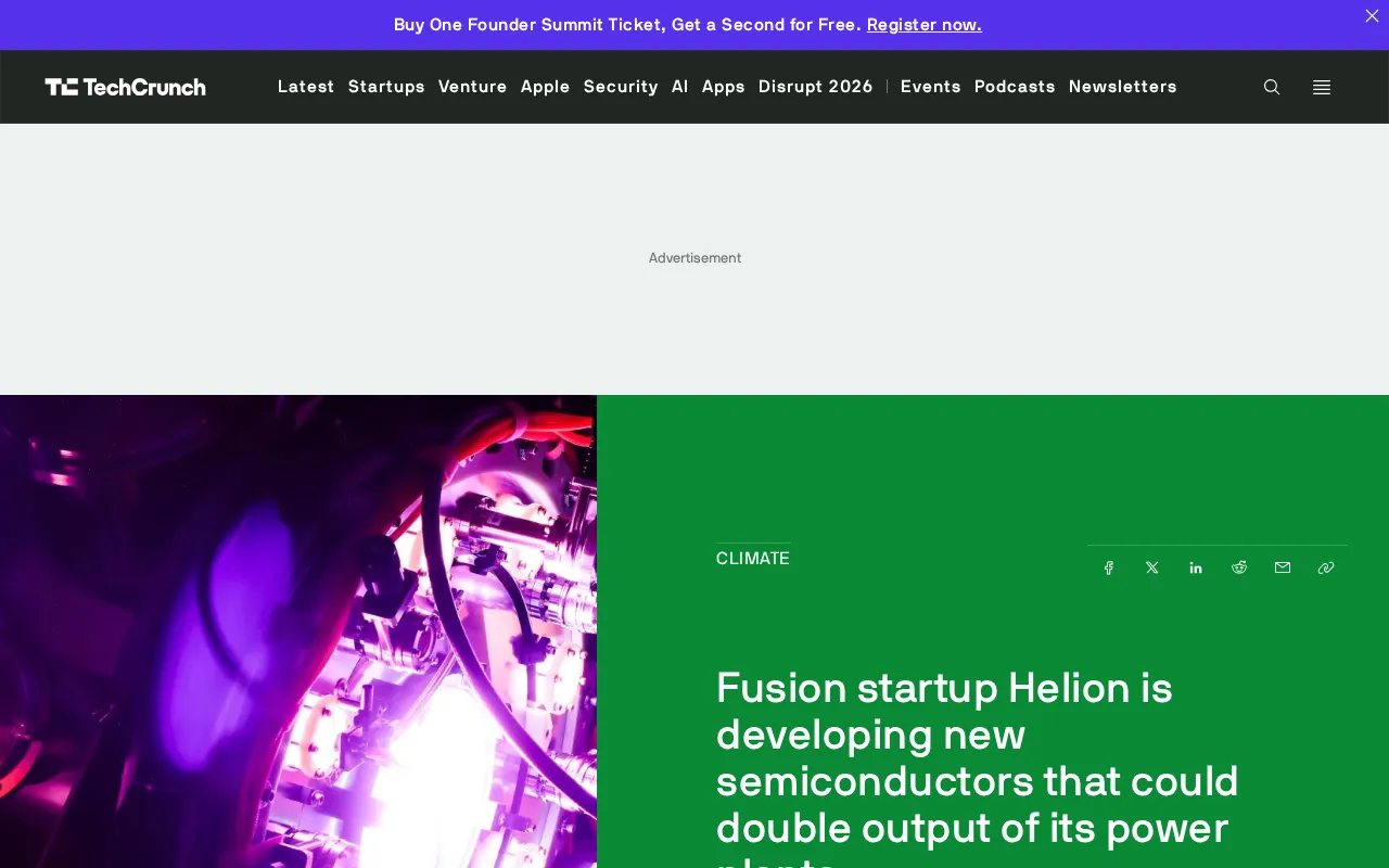 Helion Raises $225 Million, Develops New Semiconductors to Boost Fusion Plant Output
