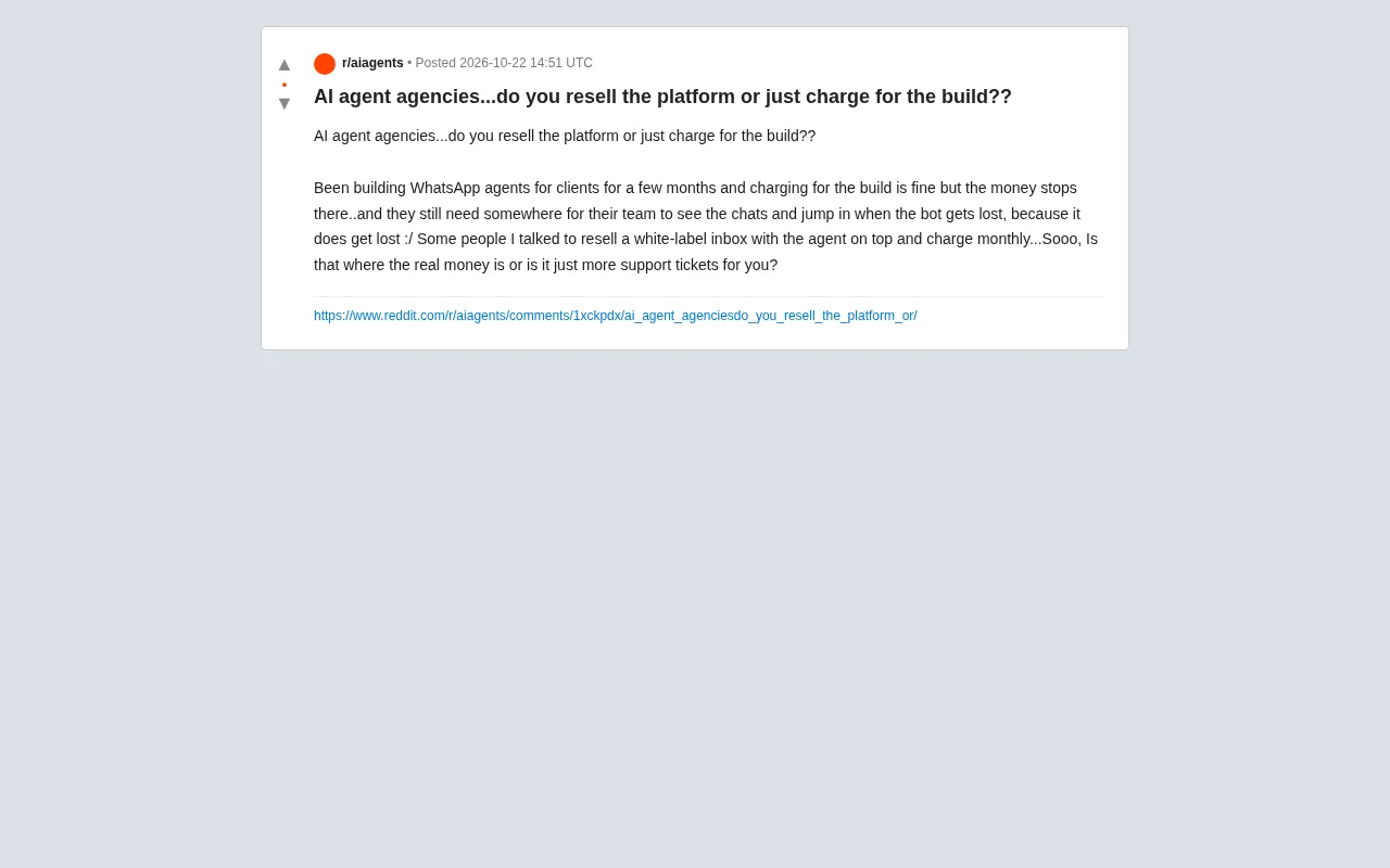 AI Agent代理商:只收开发费还是转售平台?