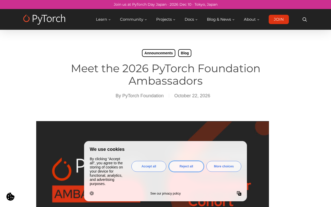PyTorch Foundation Announces 2026 Ambassador List: The Backbone of the Open Source AI Community