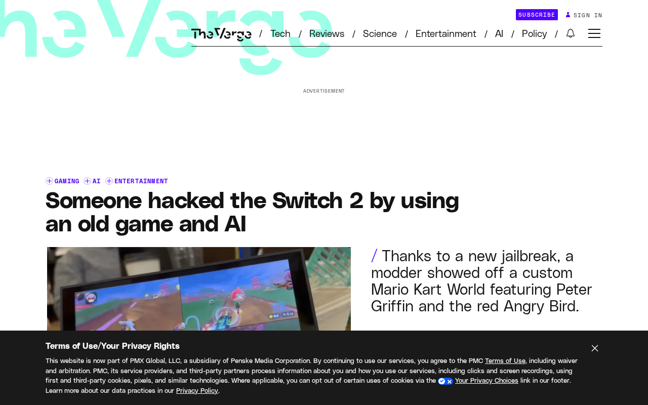 Switch 2 被破解:旧游戏加 AI 竟成关键