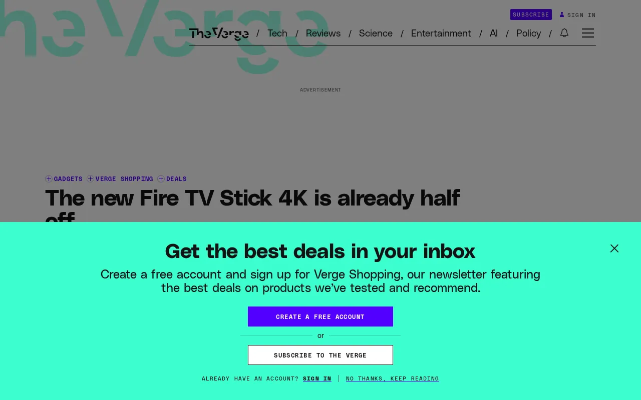 亚马逊新款Fire TV Stick 4K半价:上市即降至29.99美元