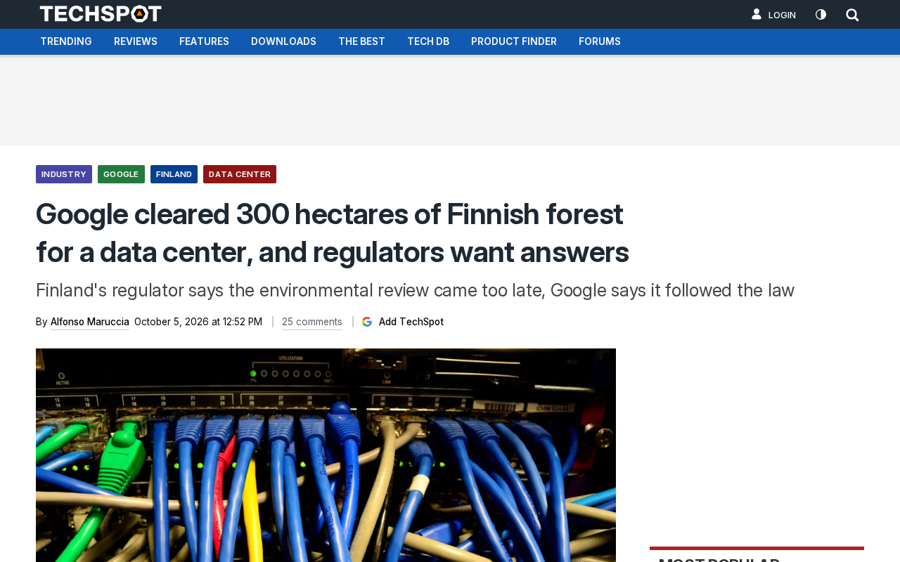 Google Clearcuts 300 Hectares of Forest in Finland for Data Center, Sparking Environmental Controversy