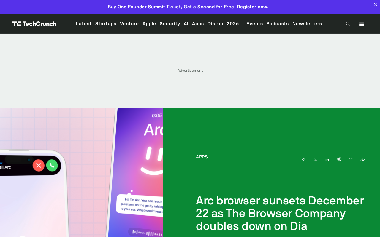 Arc Browser Stops Updates on December 22 as The Browser Company Goes All-In on Dia