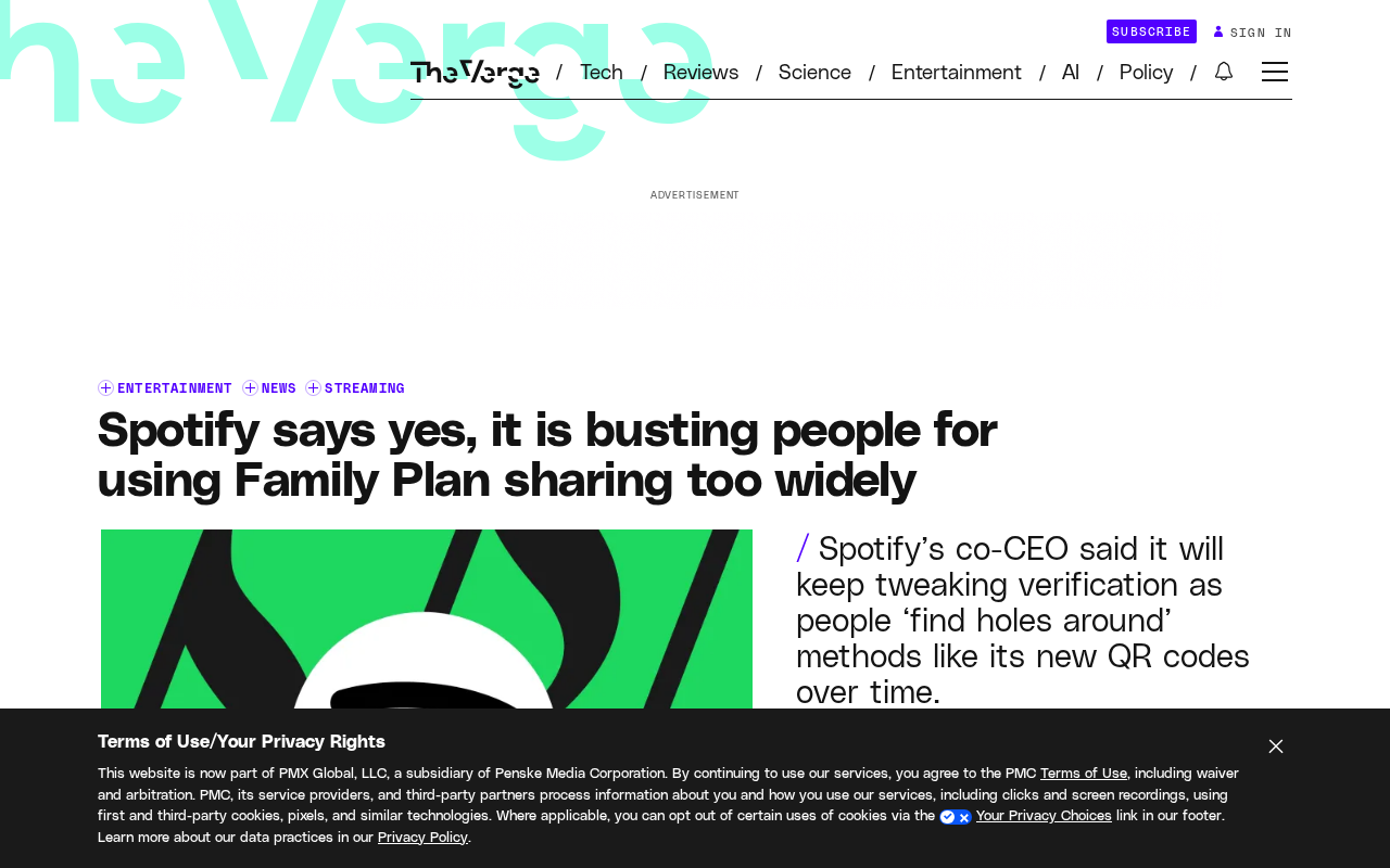Spotify Cracks Down on Family Plan Sharing with QR Code Verification