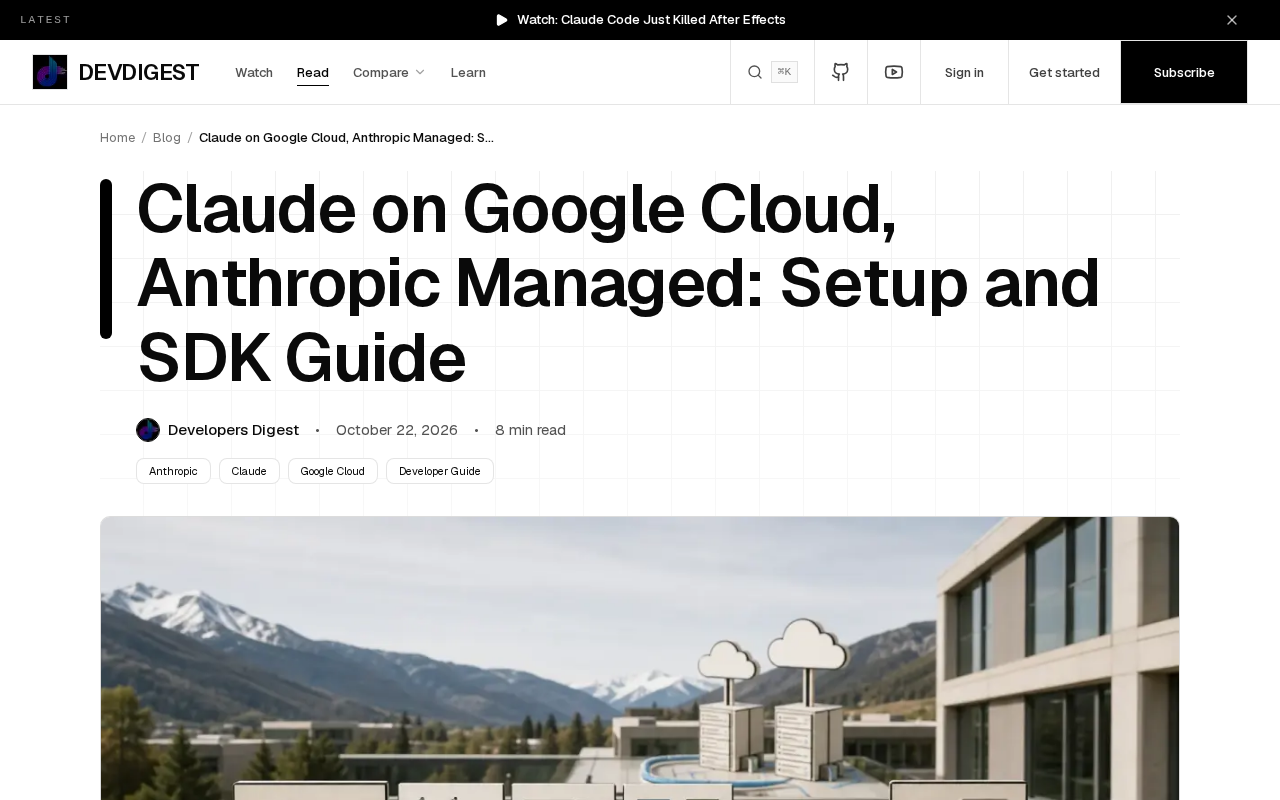 Claude API登陆Google Cloud:IAM集成与SDK接入指南