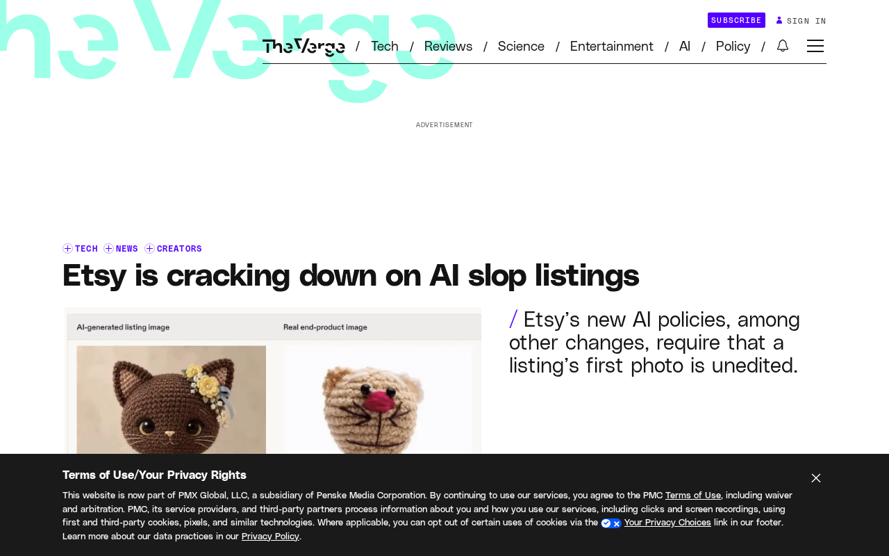 Etsy Cracks Down on AI Slop: Addressing Buyer and Seller Anxieties