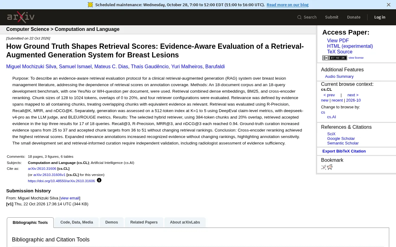 How Annotation Coverage Distorts RAG Retrieval Scores: An Empirical Study on Breast Lesions