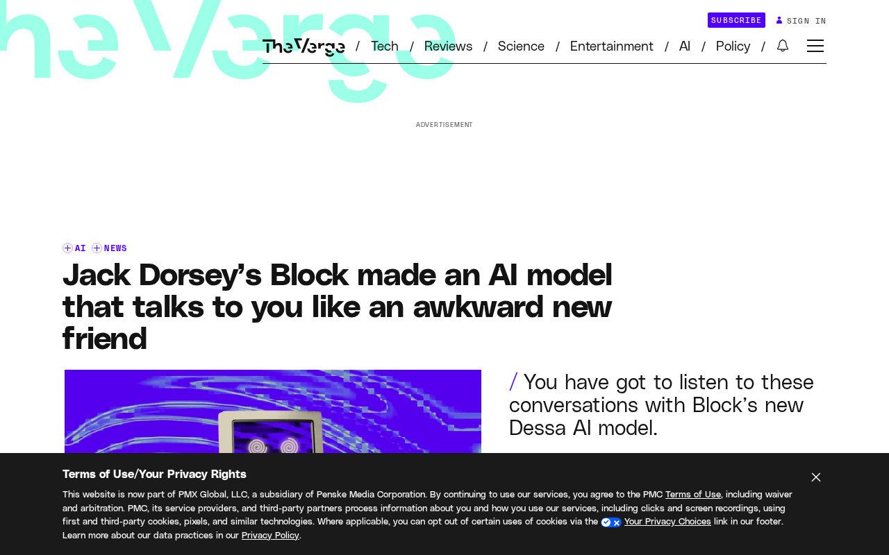 Block推出Dessa AI模型:像笨拙新朋友一样对话