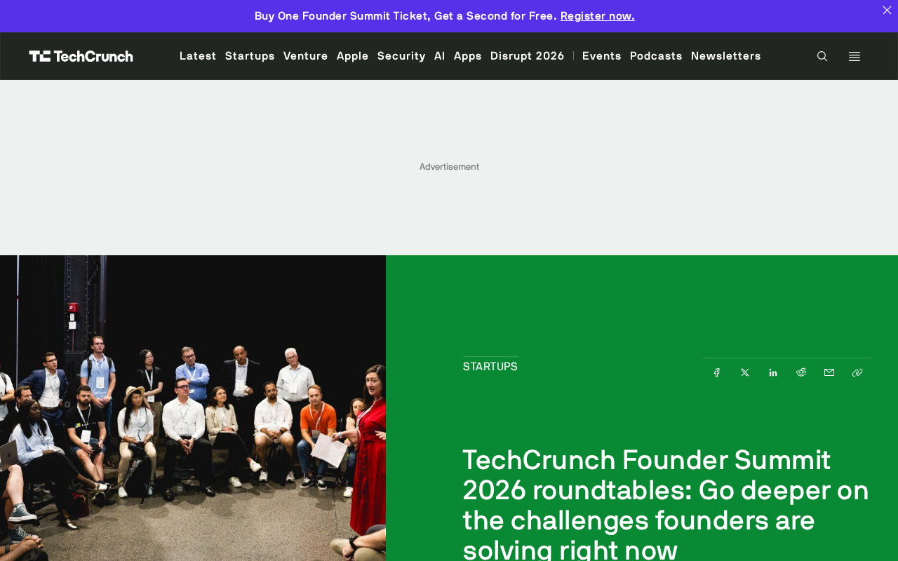 TechCrunch Founder Summit 2026圆桌会议揭秘