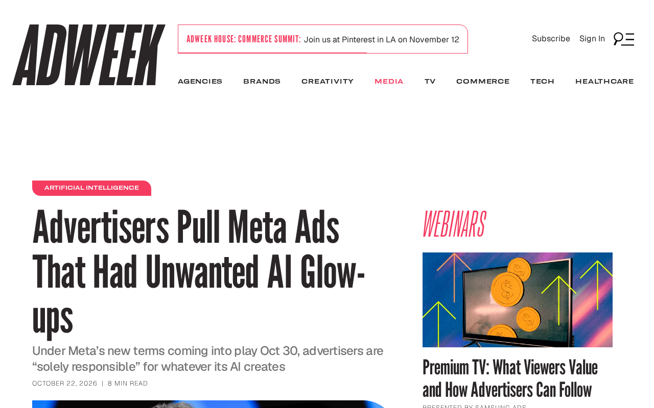 Advertisers Pull Meta Ads: AI "Glow-Up" Backfires and Sparks a Trust Crisis