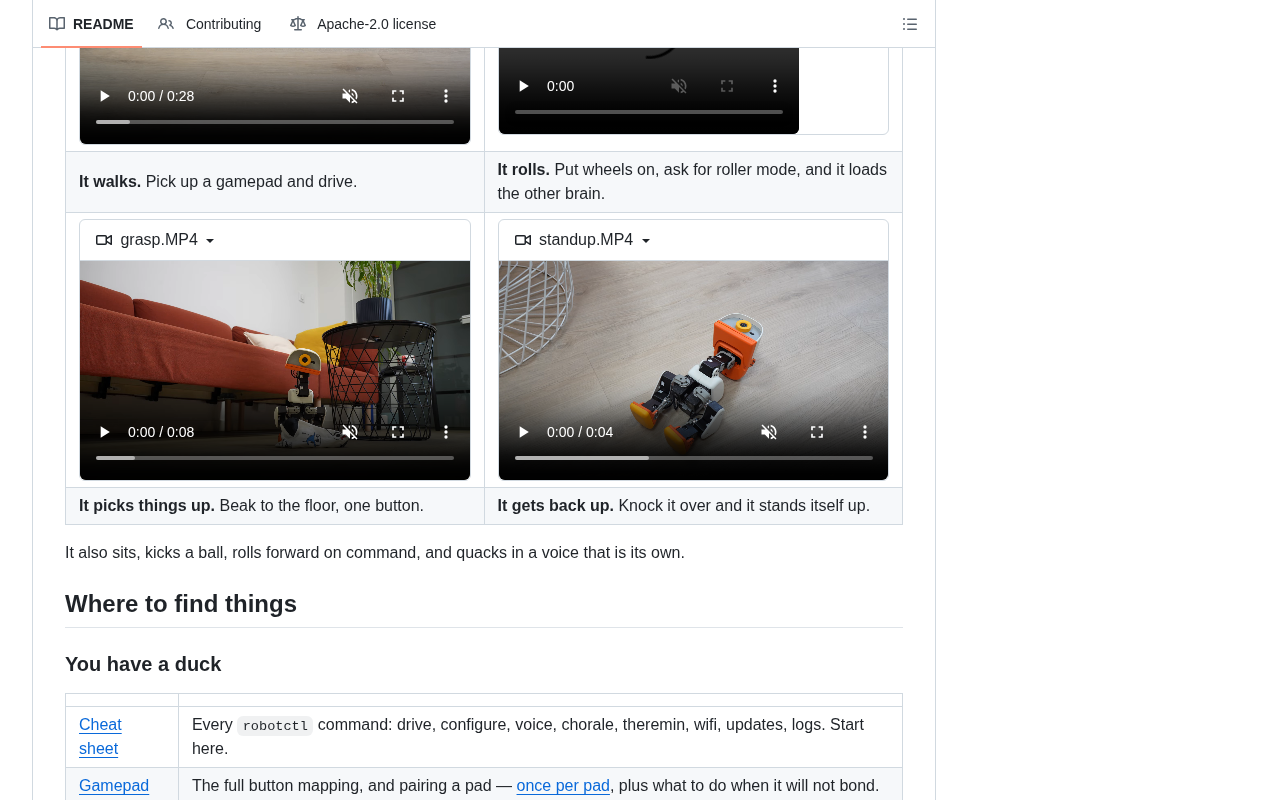 microduck project screenshot