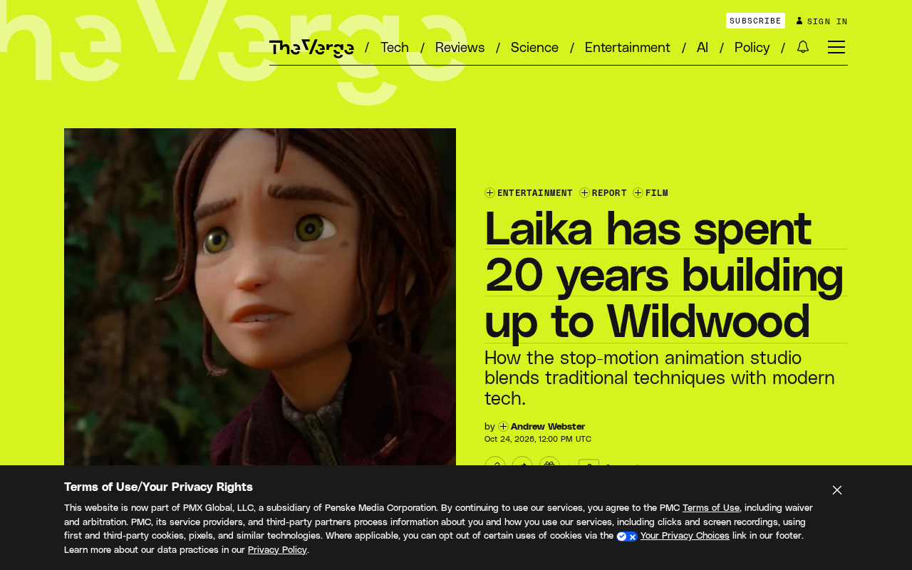 Laika's Twenty-Year Journey: How Wildwood Continues Its Stop-Motion Ambition