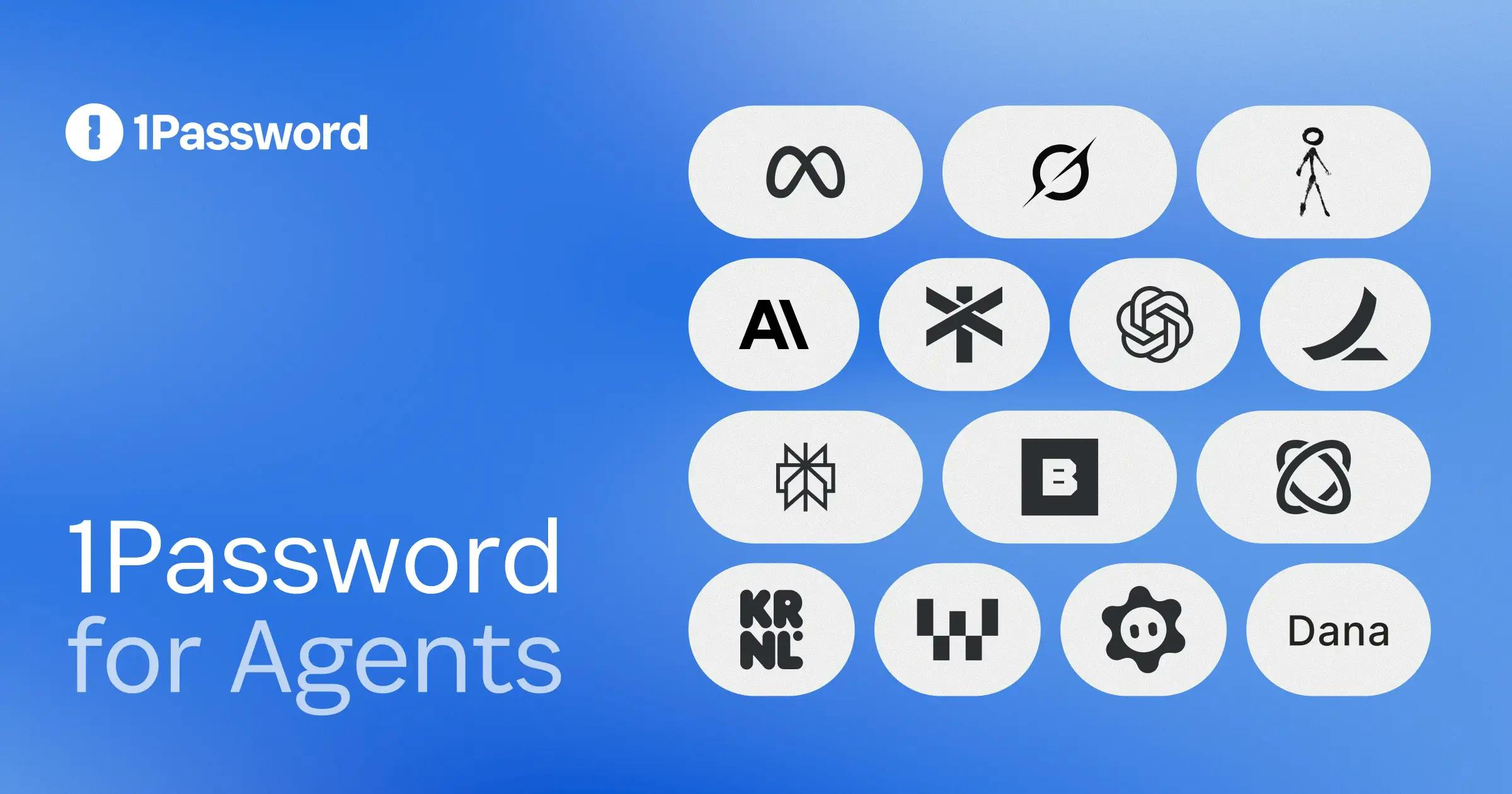 1Password for Agents:让AI替你登录,密码永不可见
