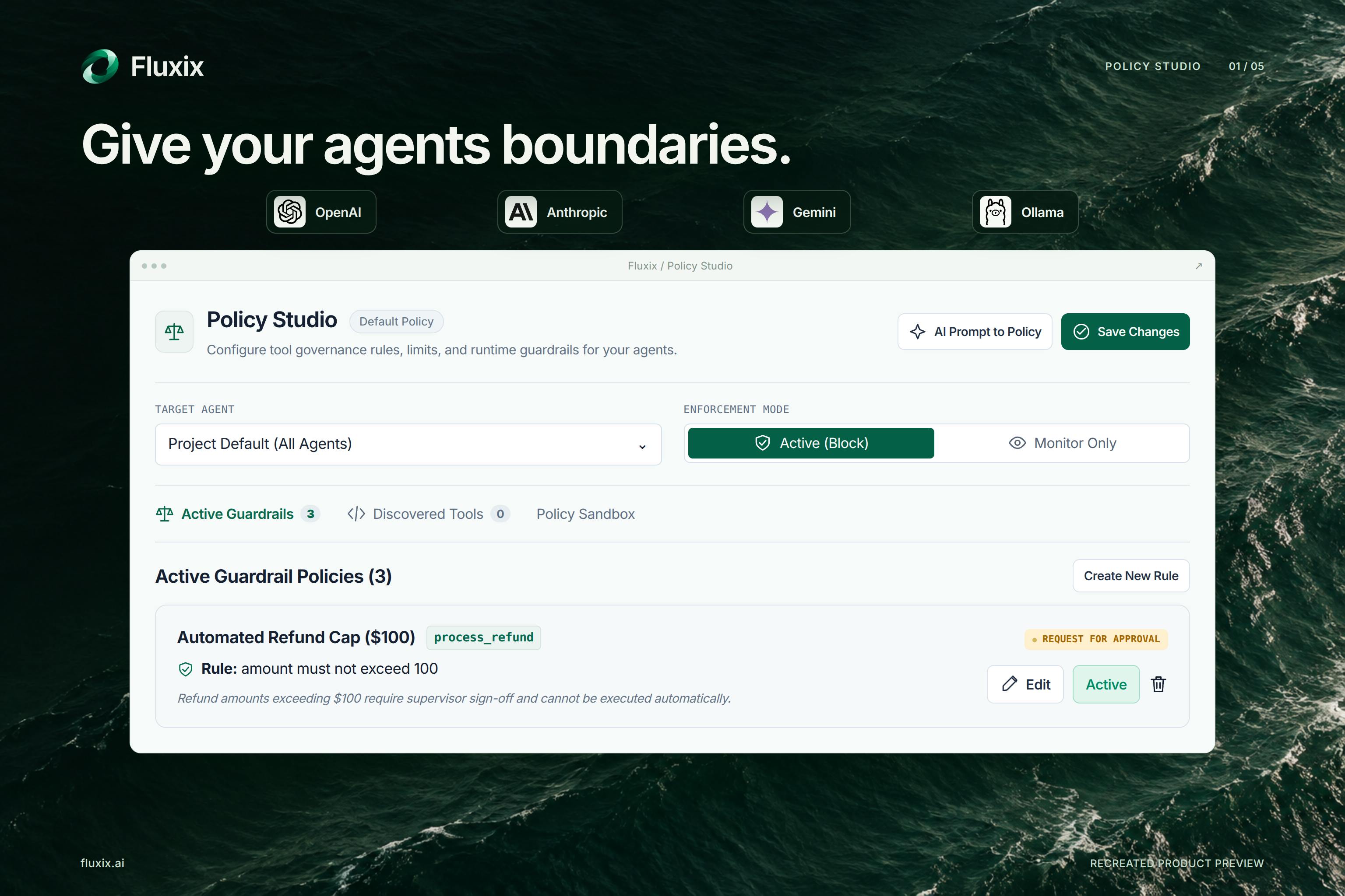 Fluxix: A Safety Gate for AI Agents — Controlling Access, Execution, and Spending