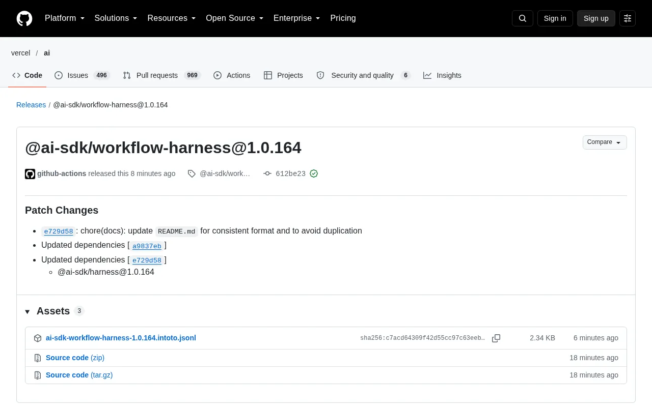 rss source: @ai-sdk/workflow-harness@1.0.164
