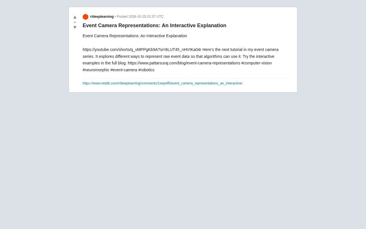 事件相机数据表示:交互式教程详解