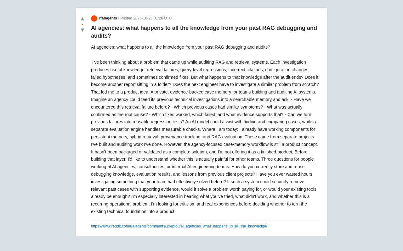 How Can RAG Debugging Knowledge Be Retained? The Knowledge Management Pain of AI Teams