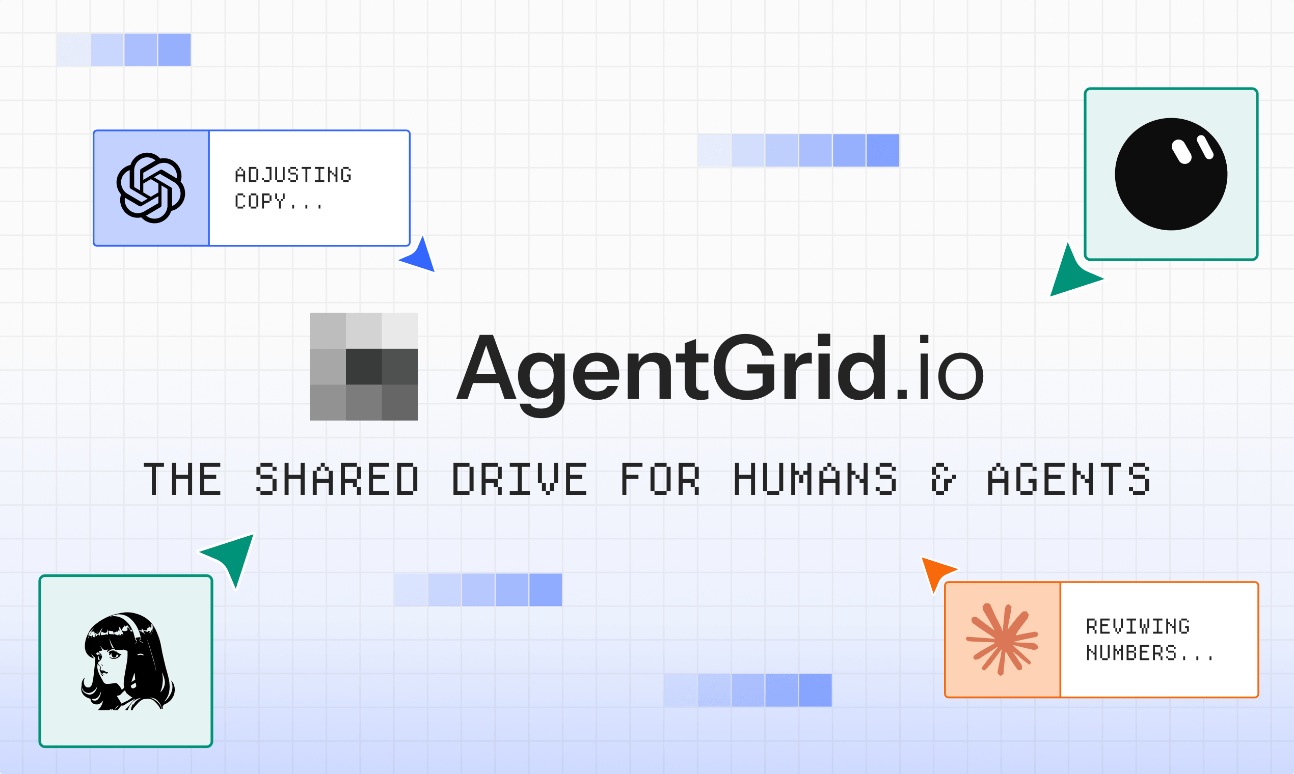AgentGrid.io: A Shared Workspace for Humans and AI Agents