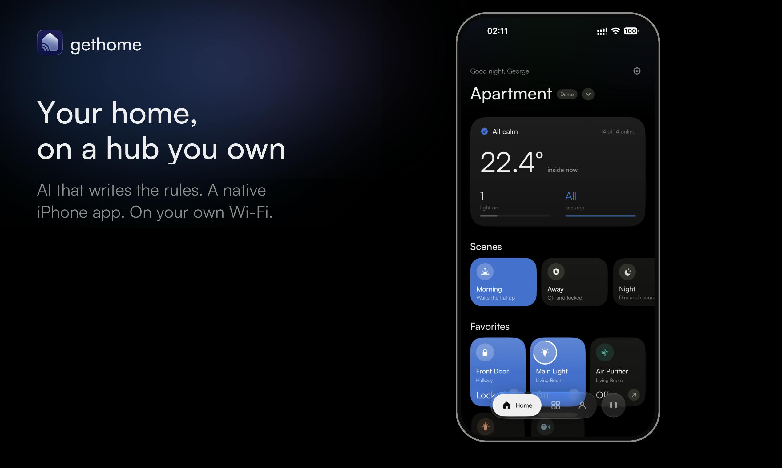 gethome: A Private Smart Home Hub That Lets AI Write Your Rules
