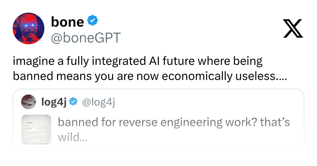 Economic Death Sentence in the AI Era: Banned Means Unemployed?