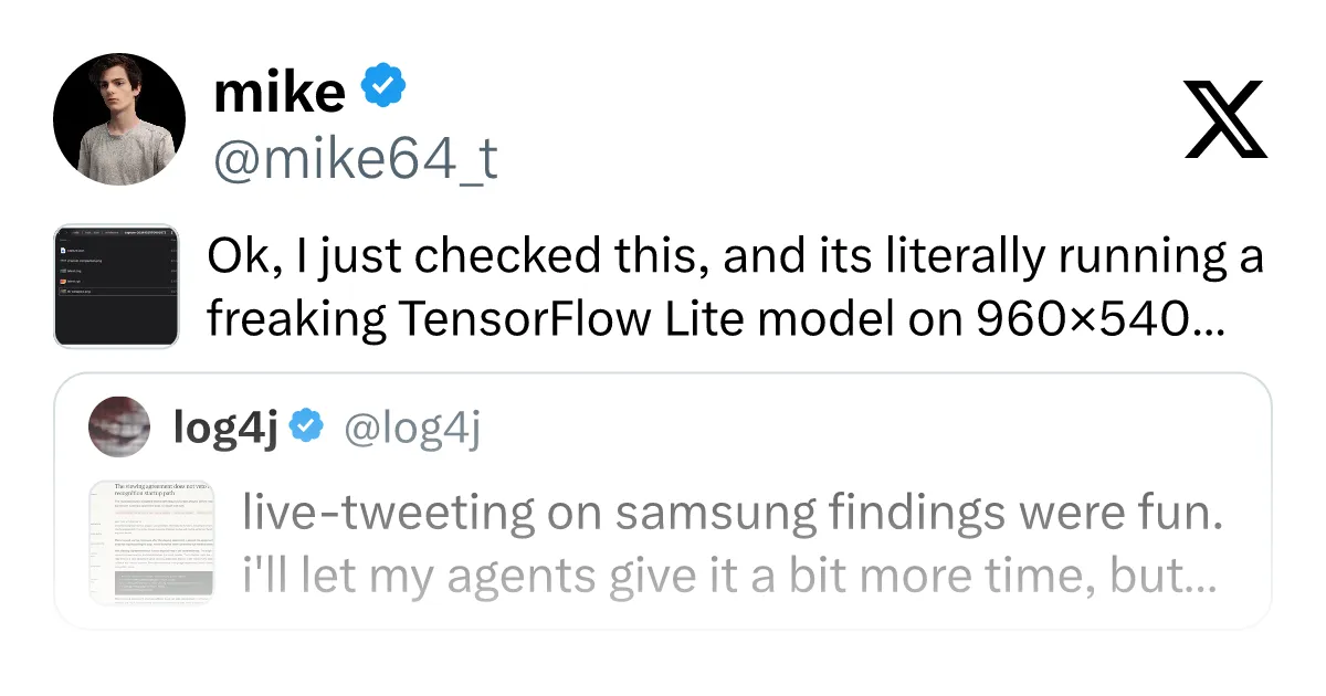 三星用TensorFlow Lite在960x540图像上追踪你