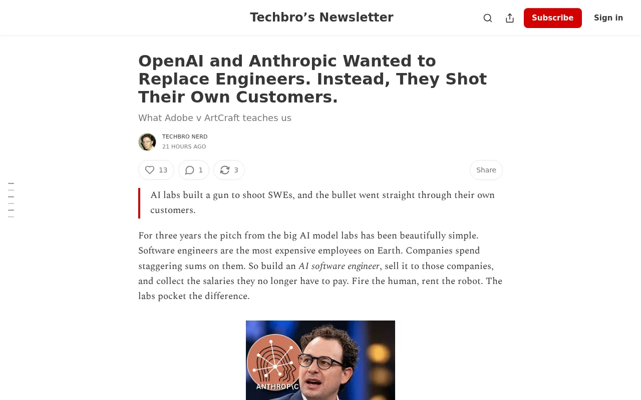 Anthropic Wanted to Replace Engineers—But Shot Its Own Customers First