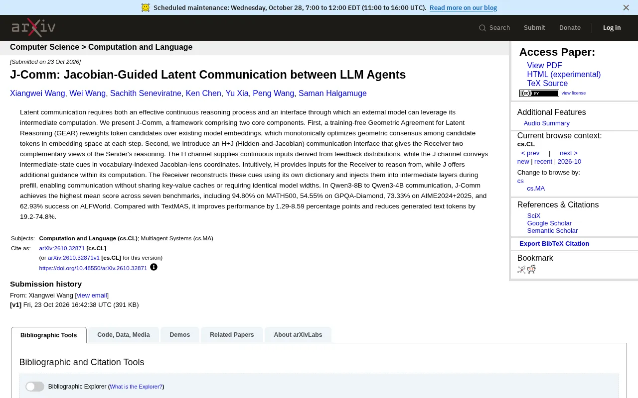 J-Comm:雅可比引导的LLM智能体潜在通信新框架